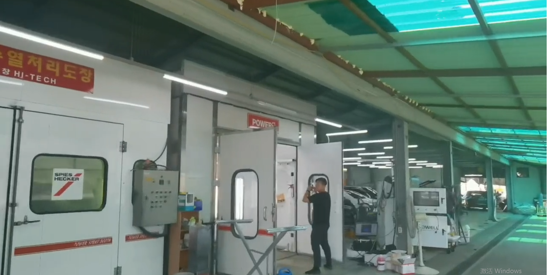 噴漆機器人出口韓國項目